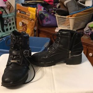 Harley Davidson women’s ankle boots 8 1/2.
